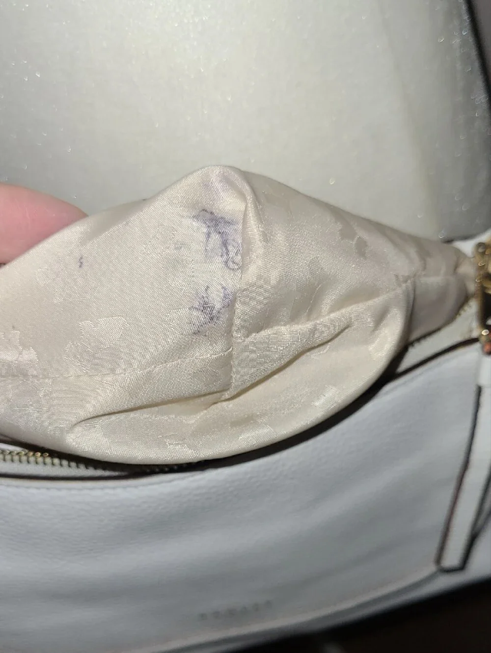 Radley London White Soft Grain Leather Crossbody Bag